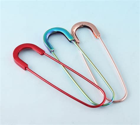 Rainbow Safety Pins 10pcs Kilt Pin Charming Safety Pins Metal Etsy