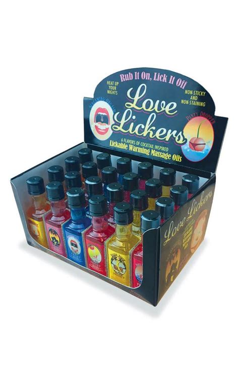 love lickers 24 count assorted display lg bt040