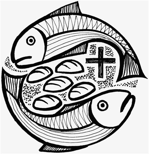 Fig Five Loaves And Two Fish Png Images Fish Clipart Artwork Hand
