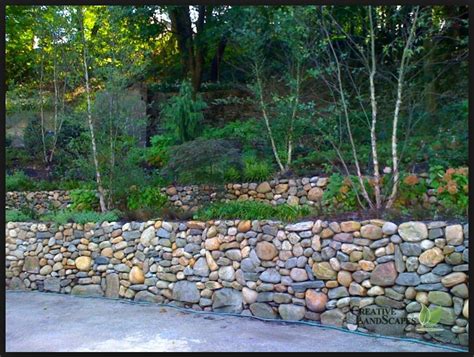Round River Rock Multi Colored Stone Landscaping Landscaping With