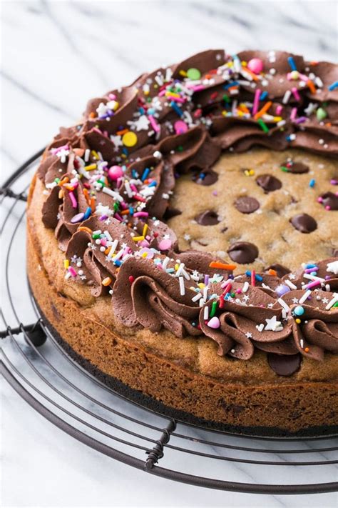 How To Make Chocolate Chip Cookie Cake Birthday The Easy Way