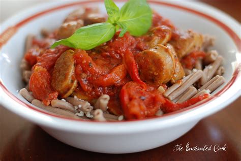 The Enchanted Cook Spicy Italian Chicken Sausage Pasta