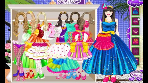 Barbie Doll Game Barbie Dress Up For Party On Youtube Youtube