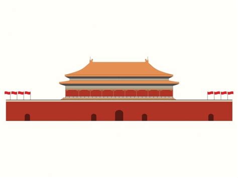 Tiananmen square vectors and psd free download. Forbidden City. Gate of Heavenly Peace. Tiananmen Square ...