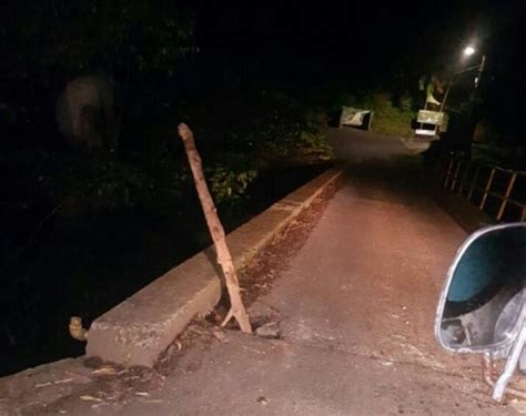 Anse De Mai Bridge Partially Compromised Dominica News Online