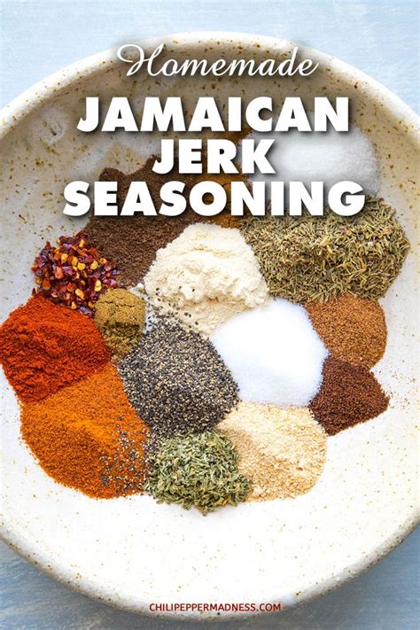 Jamaican Jerk Seasoning Spice Mix Recipes Seasoning Recipes Homemade Spices