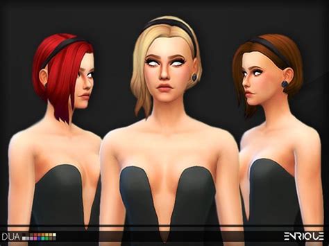 The Sims Resource Enrique S Dua Hair Retextured By Jruvv Sims 4