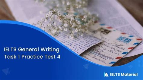 Ielts General Writing Task 1 Practice Test 4