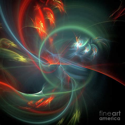 Unique Fire And Ice By Elisabeth Lucas Fractal Art Fractals Abstract