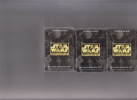 STAR WARS CUSTOMIZABLE CARD GAME CCG - 3 x 60 .. (401905421) ᐈ Köp på