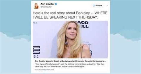 Uc Berkeley Reverses Decision To Cancel Ann Coulter Visit Los Angeles Times