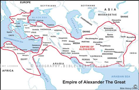 The Empire Of Alexander The Great Bible History