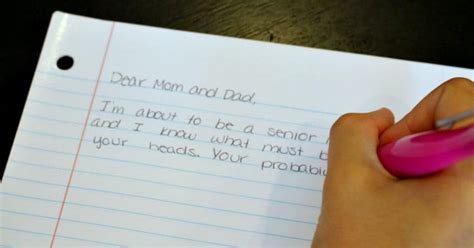 An Open Letter To Our Parents From Your High School Senior