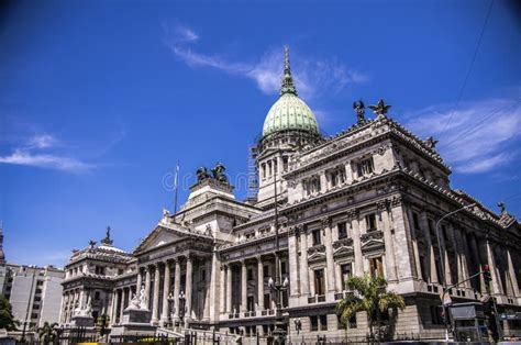 Palacio Del Congreso Nacional Argentino Buenos Aires Foto De Archivo
