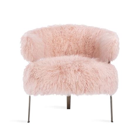 Stella coffee table large rose. Adele Lounge Chair - Blush Sheepskin | Girl bedroom decor ...