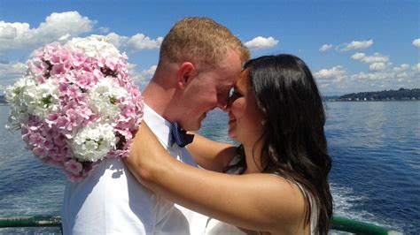 Mark And Lorena Married On A Washington State Ferry 2015 Officiant Annemarie Juhlian