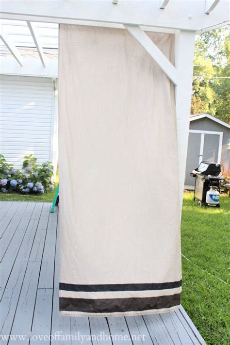 20 Cheap Diy Outdoor Curtains Pergola Curtain Ideas Diy Crafts
