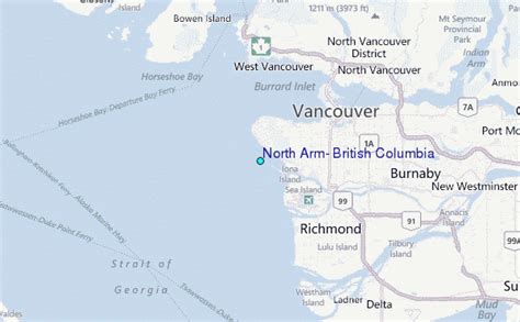 North Arm British Columbia Tide Station Location Guide