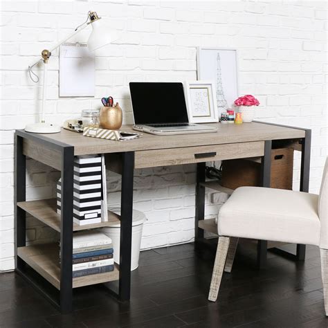 Complete Your Home Office With This Urban Tech Desk Features A Built