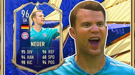 96 Toty Neuer Review Fifa 21 Team Of The Year Neuer Player Review