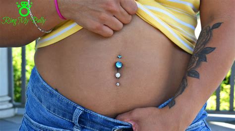 Double Belly Button Piercing Motividy And Bodyj4you Youtube