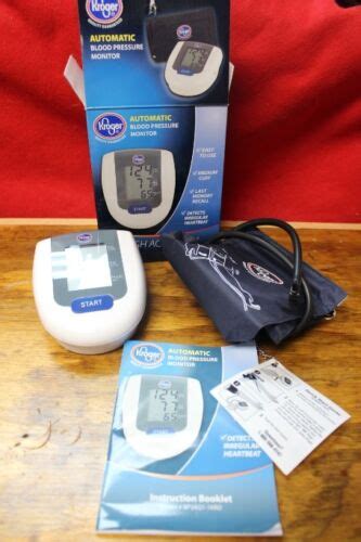 Kroger Automatic Blood Pressure Monitor Bp3aq1 1kko Ebay