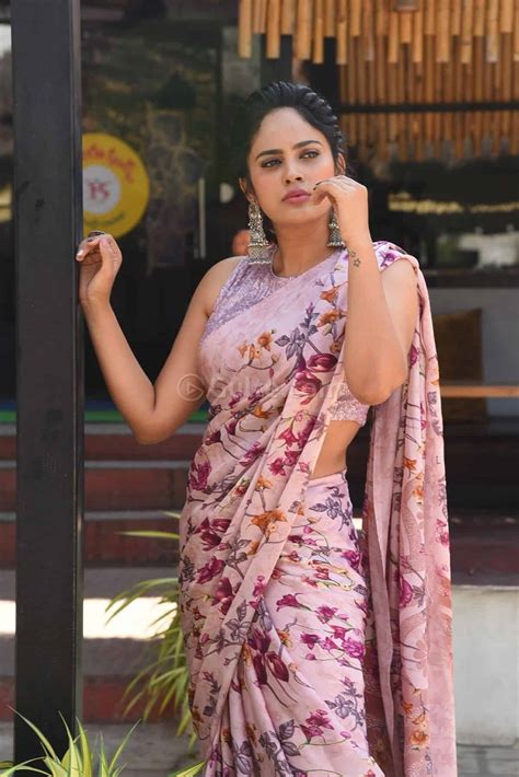 Nandita Swetha Kills It In Floral Saree Photos