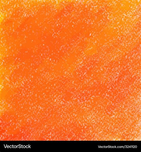 Orange Pastel Crayon Background Royalty Free Vector Image