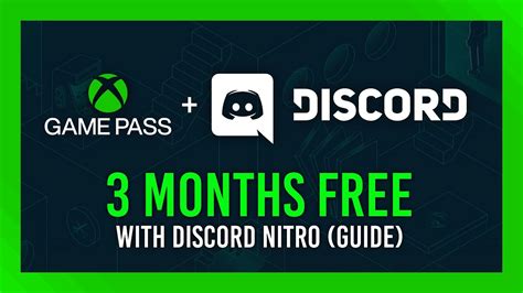 Free Xbox Game Pass For Pc With Discord Nitro Guide Youtube