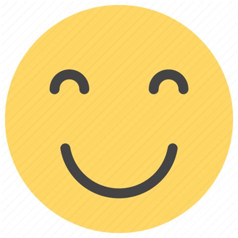 Cheerful Emoticons Happy Positive Satisfied Smile Smiley Icon