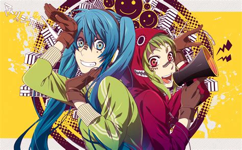 Blue Hair Gumi Hatsune Miku Matryoshka Vocaloid Sena