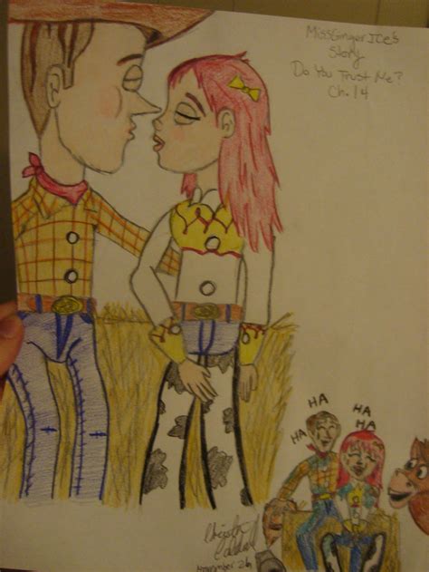 Woody And Jessie About To Kiss By Spidyphan2 On Deviantart