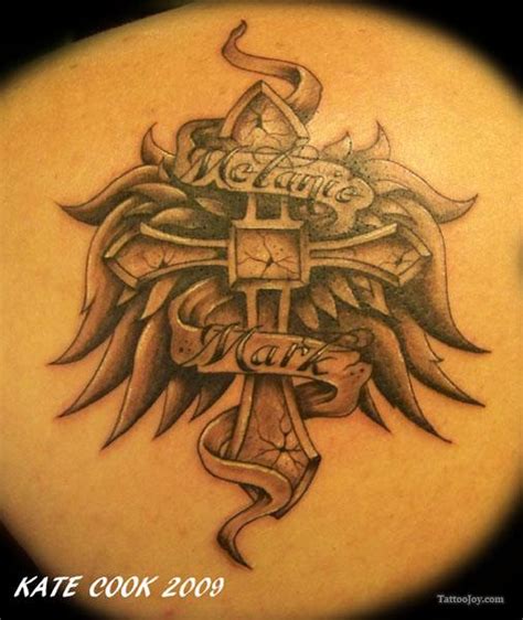 Cross With Names Tattoo Tattoomagz › Tattoo Designs