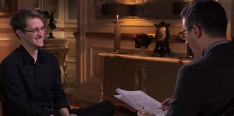 Edward Snowden Talks Government Spying And Dick Pics With John Oliver