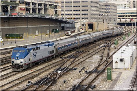 The First Train I Would See Today Was Amtraks Lincoln Service Train