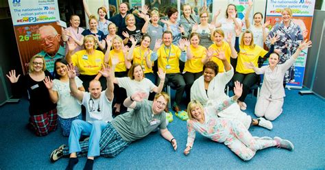 Surrey Hospital Staff Support End Pj Paralysis Campaign By Working In
