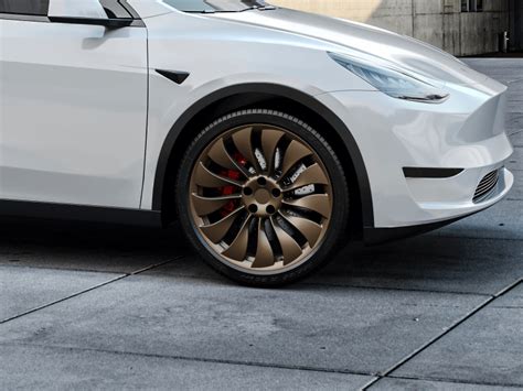 Tesla Model Y Wheels 20in Enterprise Fully Forged Borealis Bronze