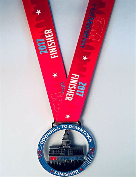 3m Half Marathon Finishers Medal Half Marathon Marathon Texas