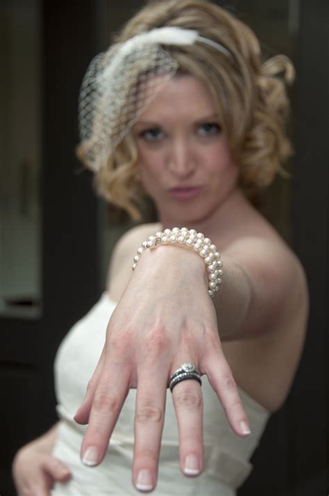 Bride Showing Off Wedding Ring Blackshop Restaurant Cambridge Ontario Bride Pictures Bride