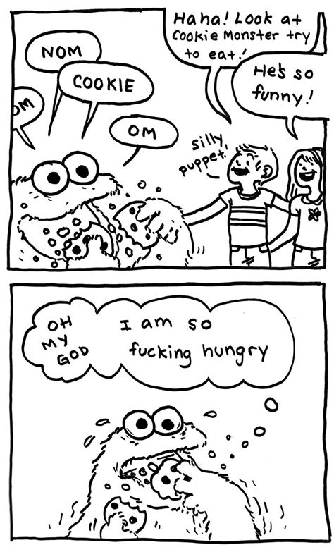 Cookie Monster Has A Problem Monster Cookies Monster Funny