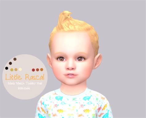 Pin By Asia On Sims 4 Toddler Hair Cc Maxis Match Sims 4 Toddler Sims 4