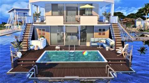 Sim House Design Workshop Sims 4 Island Life 岛屿天堂 Sims House