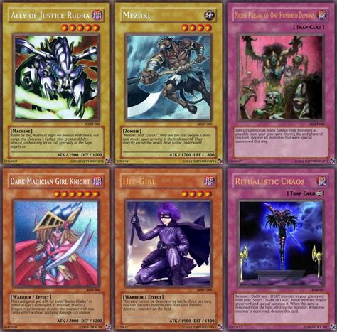 Six Random Yu Gi Oh Cards By Zetsubou167 On Deviantart