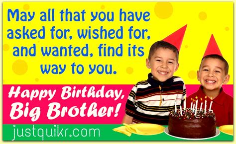 Top 80 Birthday Wishes For Elder Brother