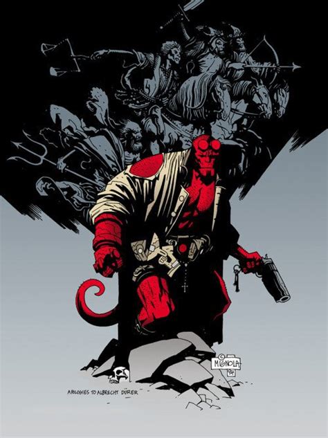 Hellboy Sketch Comics Amino