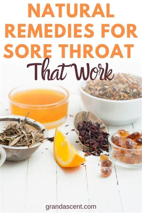 Natural Remedies For Sore Throat That Work Grand Ascent Natural