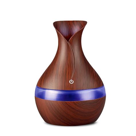 300ml Aroma Essential Oil Diffuser Ultrasonic Air Humidifier With Wood