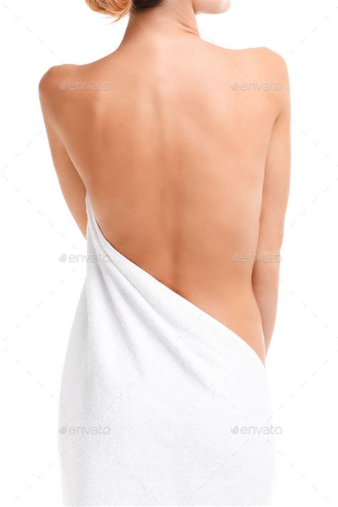 Sensual Naked Woman With Towel Stock Photo By Macniak Photodune