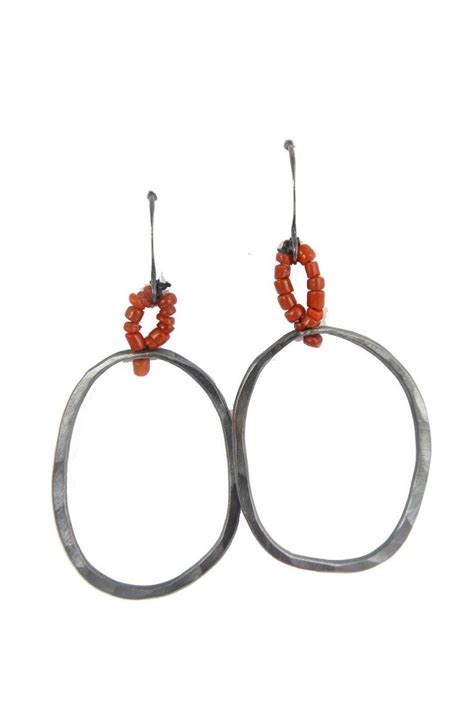 Compression Earrings Earrings Loop Earrings Handcraft