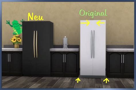 Blackys Sims 4 Zoo Mesh Refrigerator Big By Cappu • Sims 4 Downloads